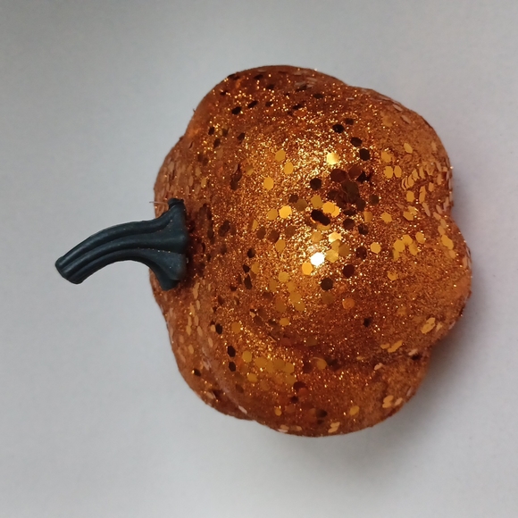 Sparkly Light up Jack-o'-lantern Pumpkin Halloween Decoration Orange Glitter - Picture 17 of 17
